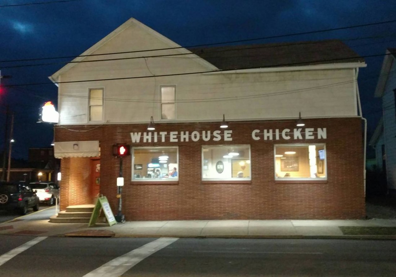  White House Chicken
180 Wooster Rd. N., Barberton
In the words of Cleveland's own Chef Sawyer, going to Whitehouse Chicken in Barberton is a "pilgrimage." Barberton is known for serving up its own kind of chicken, which is chicken fried in lard to create very juicy meat with a crisp and chewy crust. On Tuesdays, Whitehouse offers their classic dinner special for $7.50 which is totally worth the hour drive. 
Photo via Whitehouse Chicken/Facebook
