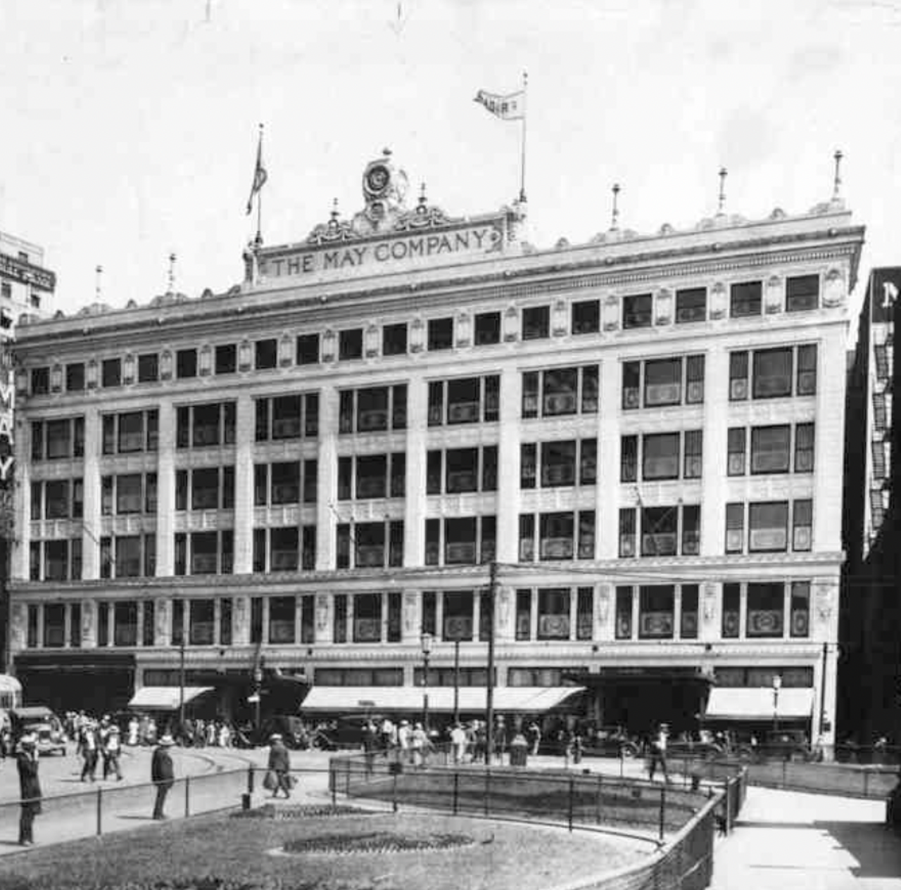  May Company
200 Euclid Ave., Cleveland
May Company department store opened 800,000 square feet of space in Public Square in 1915 and was the third largest store in the nation when it opened. The store contained everything from fancy clothing to homeware to furniture and more. There was also an auditorium, a barber shop, a playground, a daycare and more than 2,500 employees at its height, when there were nine other locations. Many closed in the 1980s and 90s and the downtown store closed in 1993. Kaufmann’s took over the other stores that were still open.