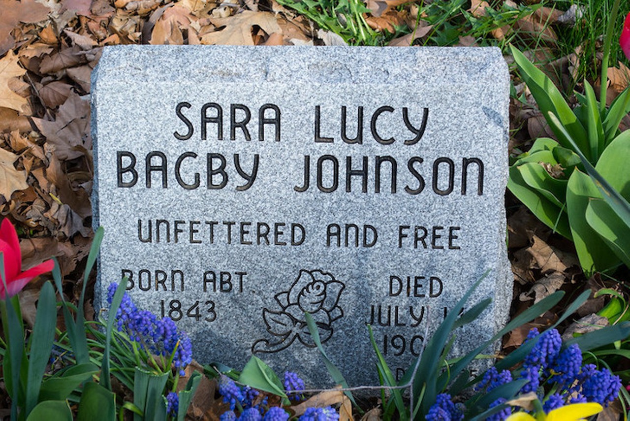 Sara Lucy Bagby Johnson
Woodland Cemetery
Sara Lucy Bagby Johnson was a runaway slave and the last to face charges under the Fugitive Slave Act. However, she was freed with the help of Union soldiers in 1862. She then settled in Cleveland. Sara Lucy died in 1906 and was buried in an unmarked grave until 2011.
Photo via FlickrCreativeCommons