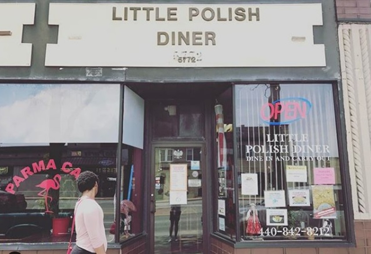 Little Polish Diner 
5772 Ridge Rd., Parma, 440-842-8212
This tiny Parma staple is a classic place to grab some great Polish food. The perogies in particular are worth the trip, but they also have killer homemade chicken noodle soup.   
Photo via littlebeeman/Instagram