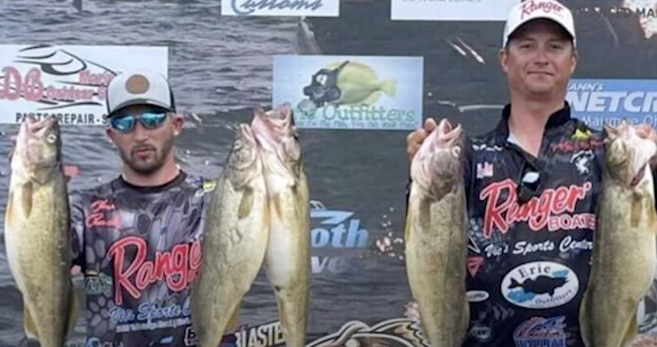 The Cleveland Walleye Cheaters
Grab a kiddie fishing pole, attach a few small weights, done and done
