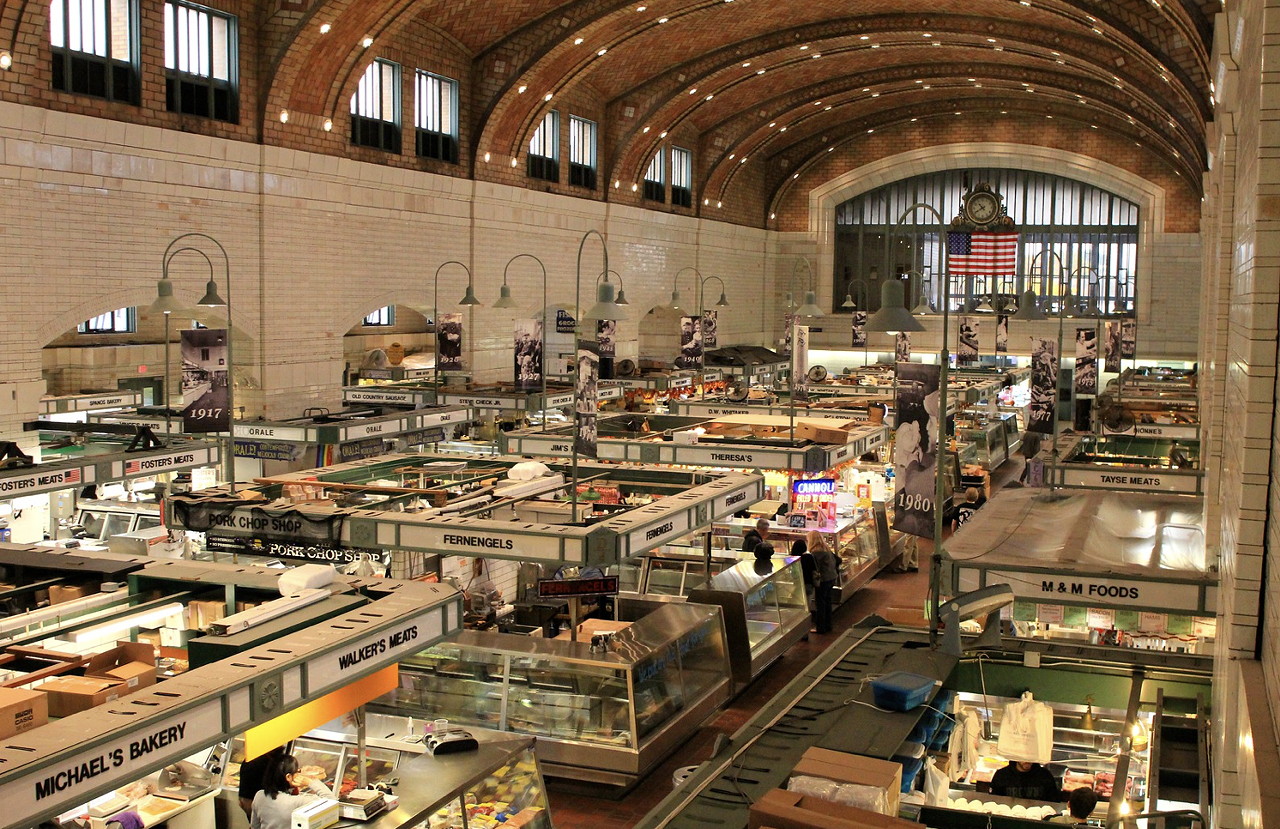  Get Groceries the West Side Market and Make a Meal
1979 W. 25th St., Cleveland
Want a fun day where you can walk around a local landmark while sampling delicious foods while getting your shopping done for dinner? Sure beats the self-checkout at the Giant Eagle, doesn't it?