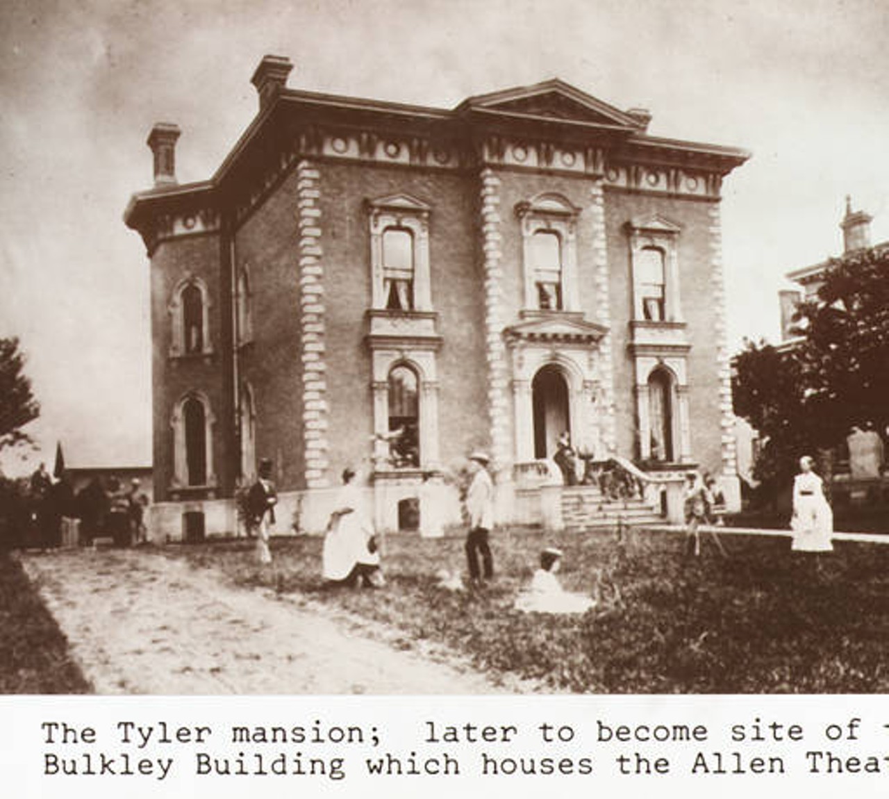 Tyler Mansion, now the site of the Bulkley Building. c. 1900