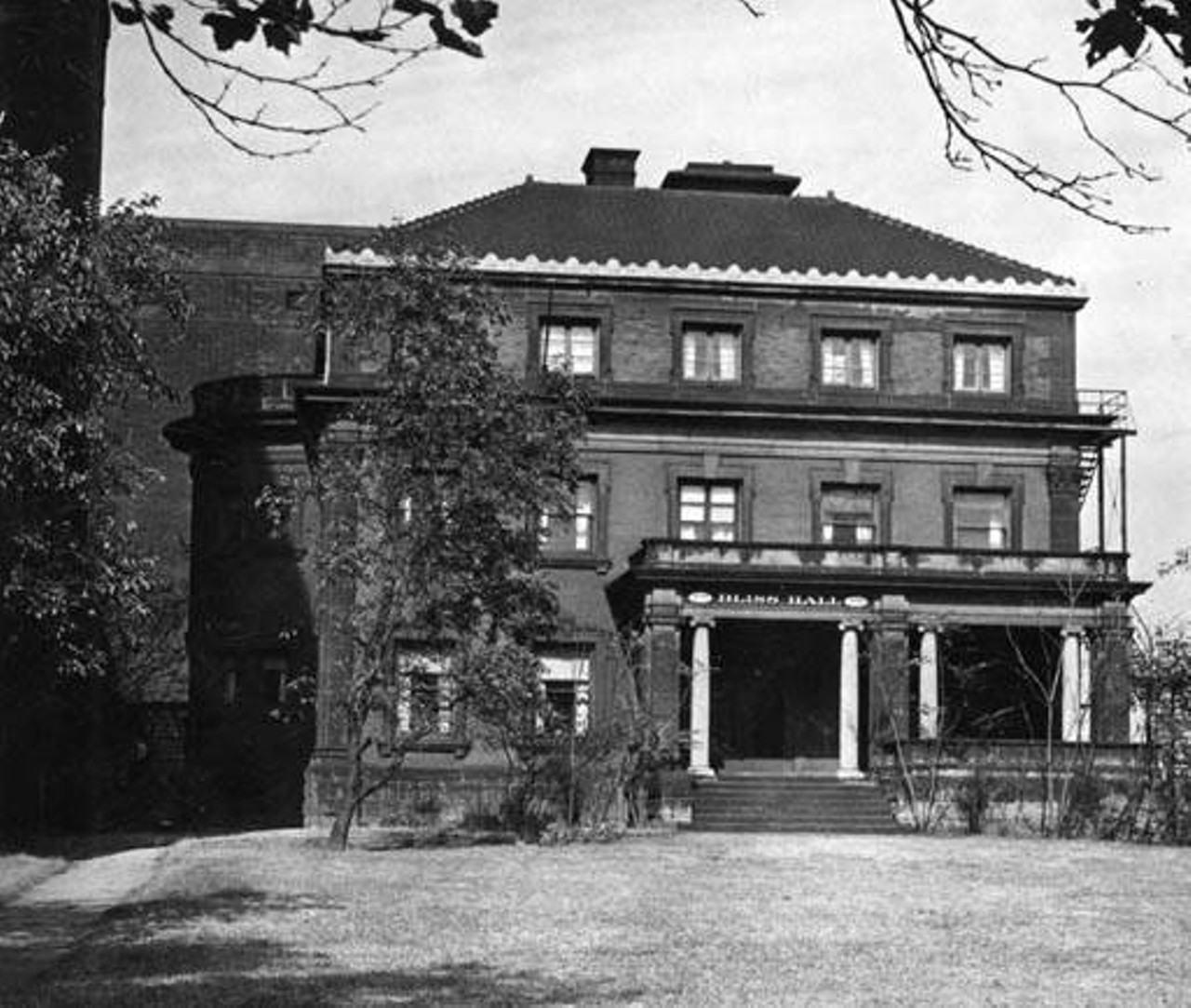 Once part of Millionaires' Row along Euclid Ave., the James Jared Tracy house was renamed Bliss Hall and used as a women's dormitory, 1943-1951.