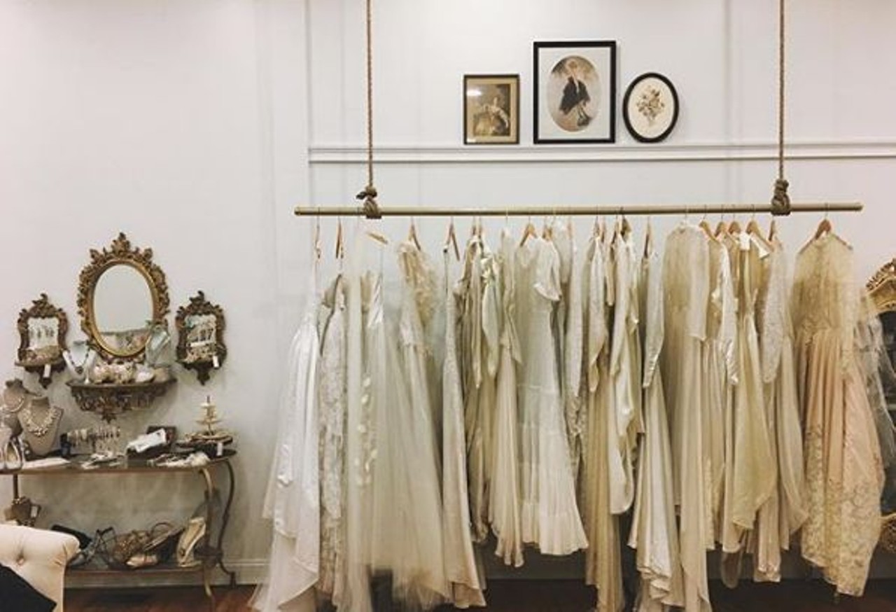 Miranda's Vintage Bridal
2685 West 14th St., Cleveland
With wedding gowns and party dresses from the early 1900s through the 1980s, Miranda's Vintage Bridal offers a historic shopping experience. Every gown is custom-tailored for each client, making old dresses shine like new.