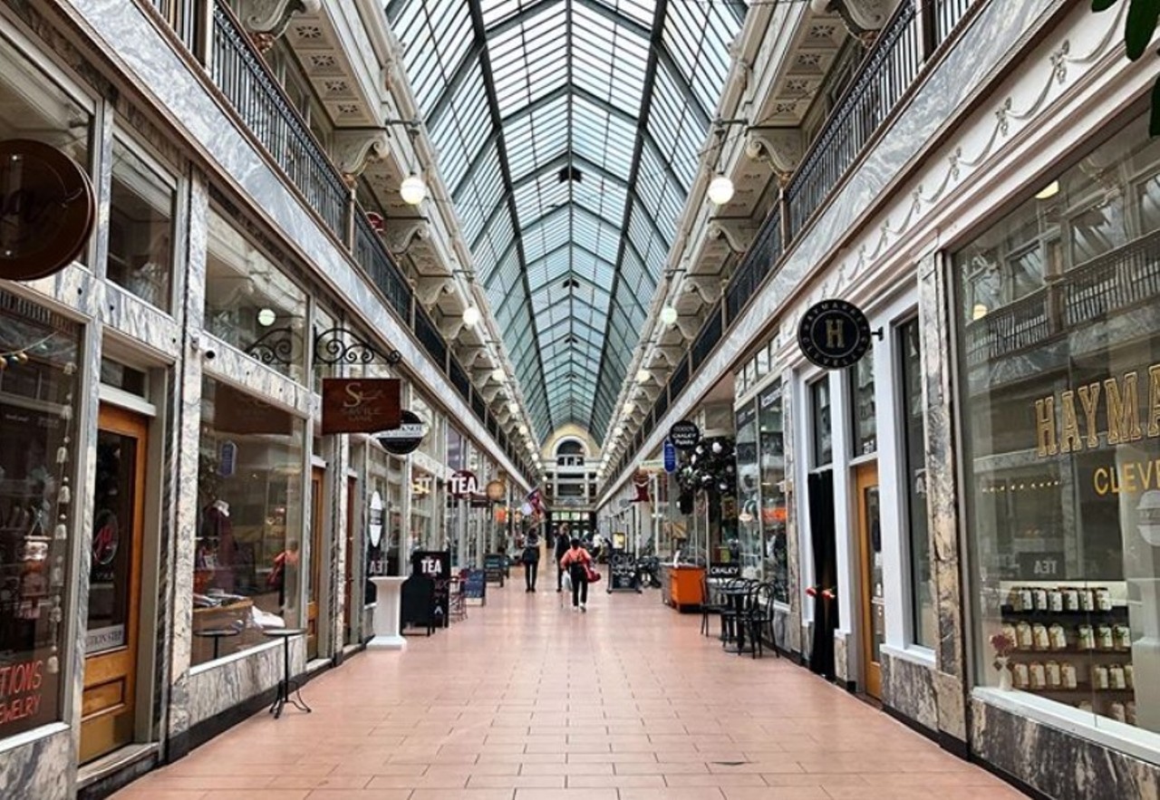 5th Street Arcades
530 Euclid Ave., 216-583-0500
Restyled as the 5th Street Arcades, the Colonial and Euclid arcades were established in 1898 and 1911 respectively. You can still buy local wares there today. 
Photo via haymarketcleveland
/Instagram