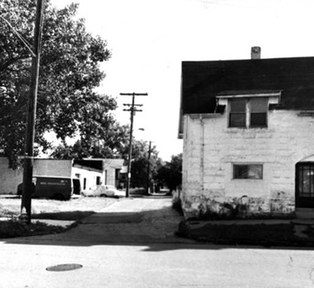 The house on West 48th St and Vine St. where 4-year-old   Denise Kay Gravely was last seen, 1980.