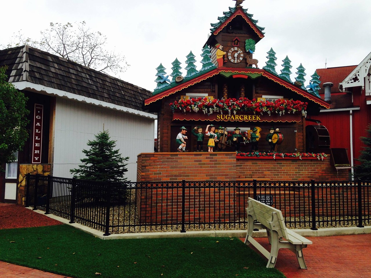  World’s Largest Cuckoo Clock
100 North Broadway St., Sugarcreek 
In 2010, this 24-foot cuckoo clock was moved from its old home, Wilmot, to Sugarcreek, a Swiss-themed tourist town. Sugarcreek is only about 80 miles south of Cleveland, so what are you waiting for, the clock is ticking (get it?).