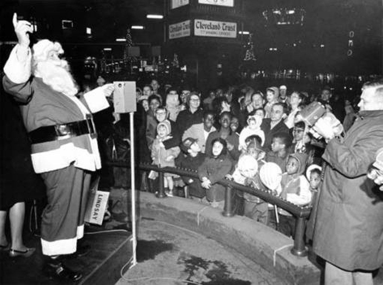 Santa Claus at Public Square, 1956.