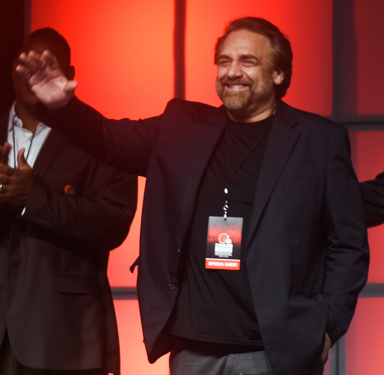 Bob Golic
St. Joseph's High School
Bob Golic was a defensive tackle for three NFL teams, including six years with the Cleveland Browns.
Photo via Erik Drost/Wikimedia Commons