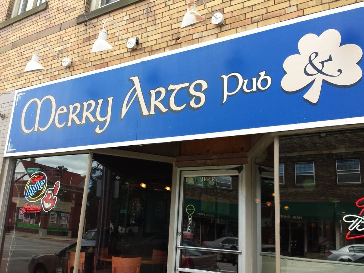 Merry Arts Pub and Grill
15607 Detroit Ave., Lakewood
Forget Taco Tuesdays, it&#146;s Taco Thursdays at Lakewood watering hole Merry Arts. The crispy fried-flour shells have garnered this low-key pub a cult taco following. Don&#146;t forget to thank Patty, the weekly taco chef, when she brings them over to your table.
Photo via Merry Arts Pub and Grill/Facebook