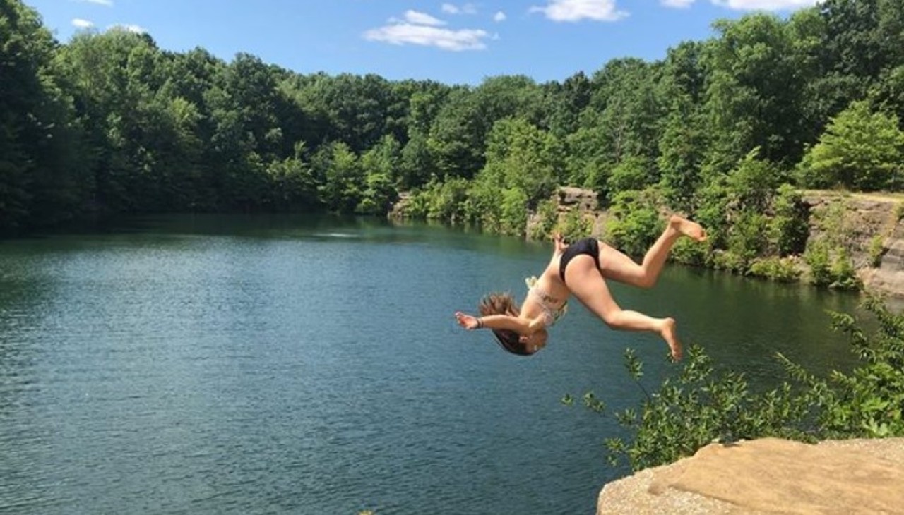  Go For a Swim in a Local Quarry
Nothing like jumping into a beautiful quarry for a swim on a hot summer day. There are at least eight quarries located within a couple hours drive and it makes for a really fun time.
Photo via Scene Archives