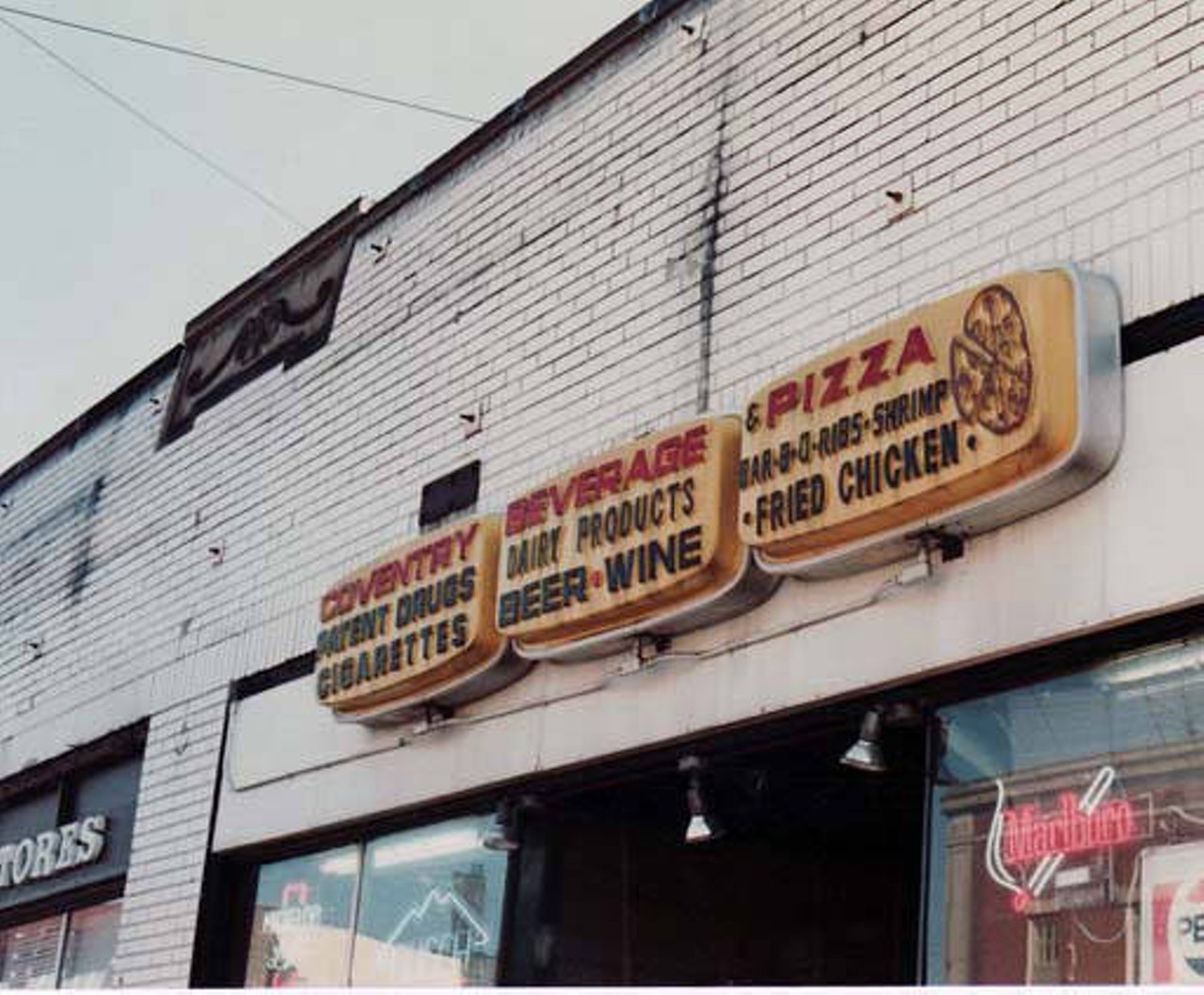 Coventry Beverage & Pizza (Cleveland Heights, Ohio). 1982