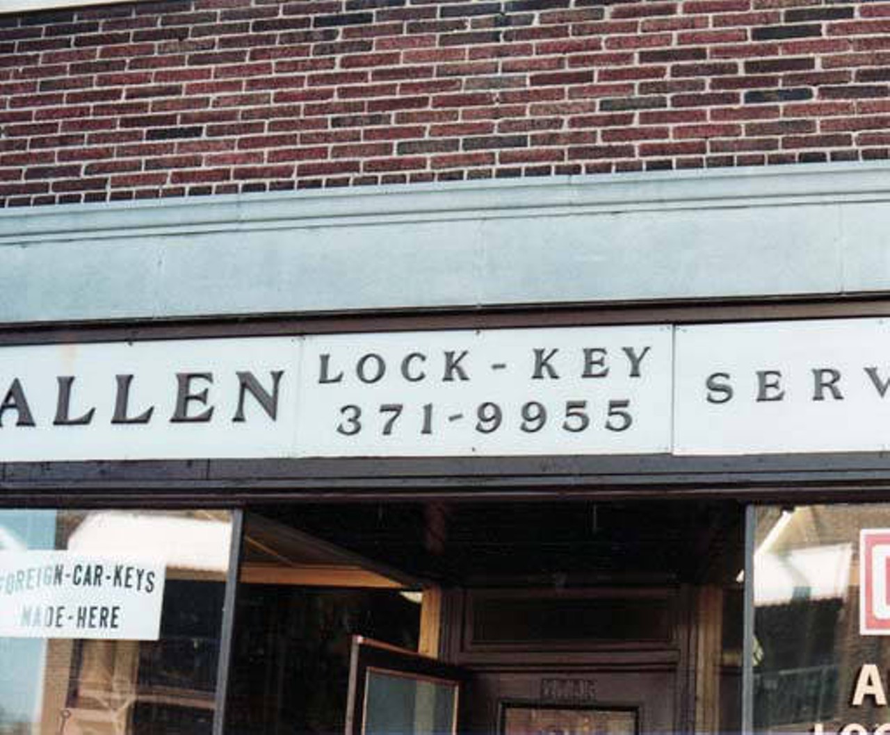 Allen Lock & Key Service (Cleveland Heights, Ohio) 1982