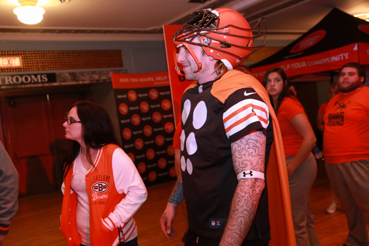 36 Photos from the Browns Draft Day Party at Cleveland Public Hall