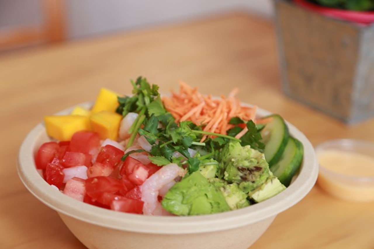  Corner 11
2391 West 11th St., Cleveland and 17100 Royalton Rd., Strongsville
The first poke bowl spot made its way to town a few years ago with the opening of Corner 11. Customizing your own bowl (small $11.99, medium $14.99) has never been more fun than at this Tremont spot, where you choose what type of raw, sushi-grade fish you want in addition to seaweed salads, sauces, veggies and much more. They recently opened a second location in Strongsville in early 2023.