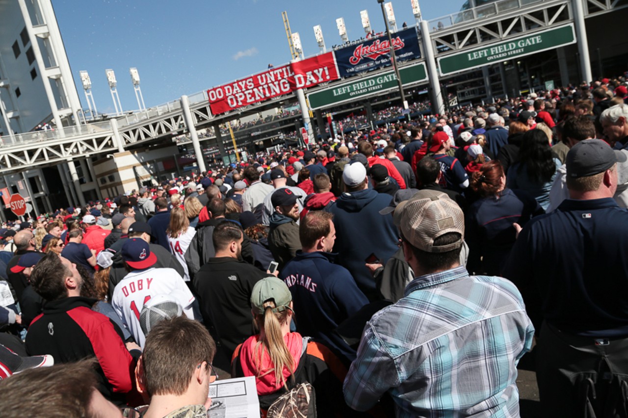 45 Photos from Downtown Cleveland on Opening Day