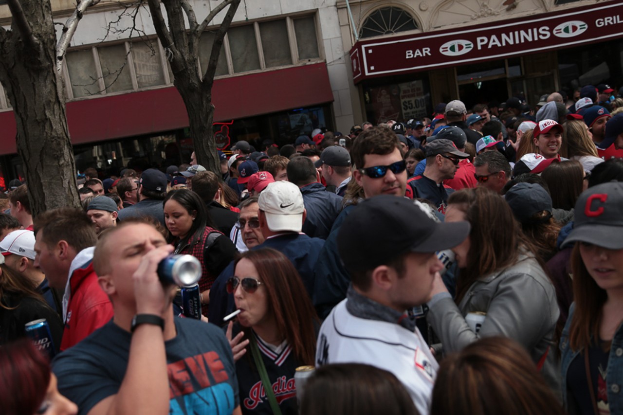 45 Photos from Downtown Cleveland on Opening Day