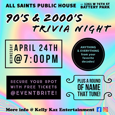 90’s & 2000’s TRIVIA NIGHT! w/ Kelly Kaz Entertainment
