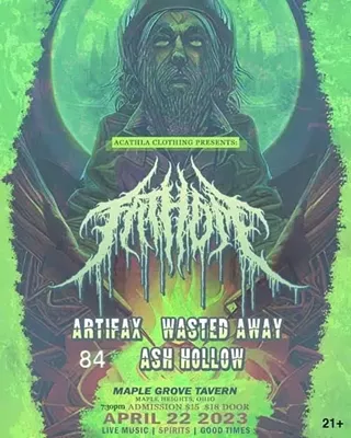 Image: Acathla Clothing Presents: Fathom w/ Artifax / Wasted Away / 84 / Ash Hollow