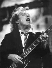 AC/DC's Angus Young sweats to the oldies at Gund - Arena. - Walter  Novak