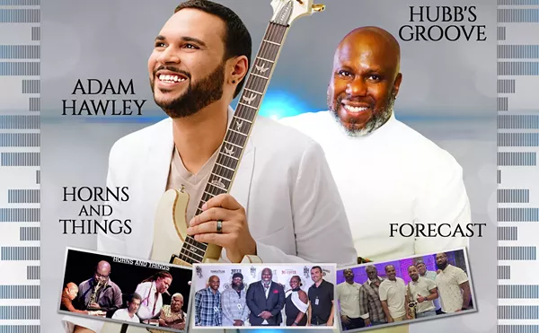 Image: All White Jazz Explosion Adam Howley, Horns & Thing, Forecast and Hubb's Groove