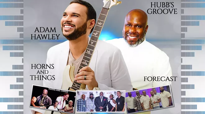 Image: All White Jazz Explosion Adam Howley, Horns & Thing, Forecast and Hubb's Groove