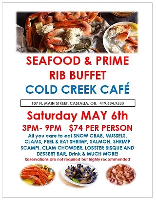 All You Can Eat Seafood & Prime Rib Buffet