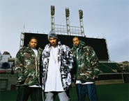 And then there were three: Krayzie (right) and the Bone Thugs in 2007.