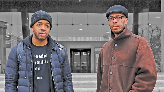 Anthony Body (left) filed a lawsuit against the city of Cleveland this week