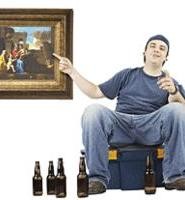 As any smoker knows, true art is a few pints of Labatt and Troy Smith on the plasma.
