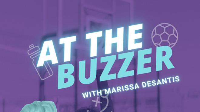 Image: At The Buzzer: Sports Comedy Talk Show + Good Point! Powerpoint Party