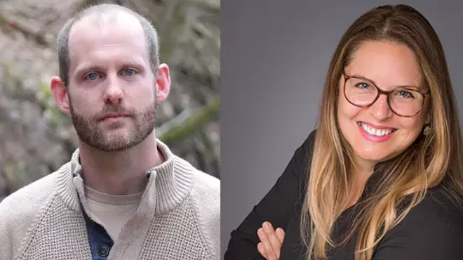 Image: Author Reading: Mitch James/ Cal Freeman/ Sarah Pazur