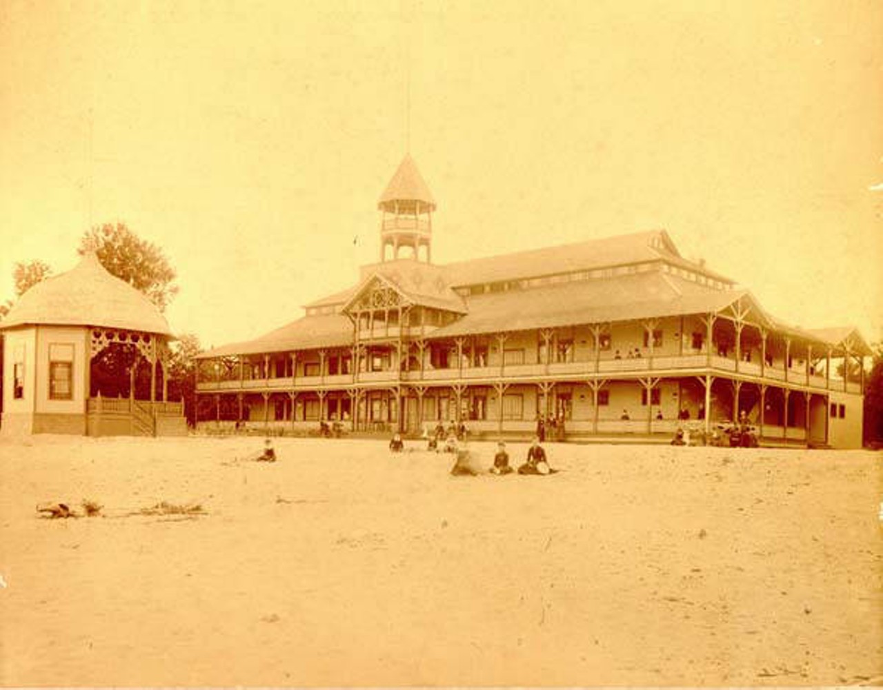  Grand Pavilion, Beach and Bandstand, 1895 