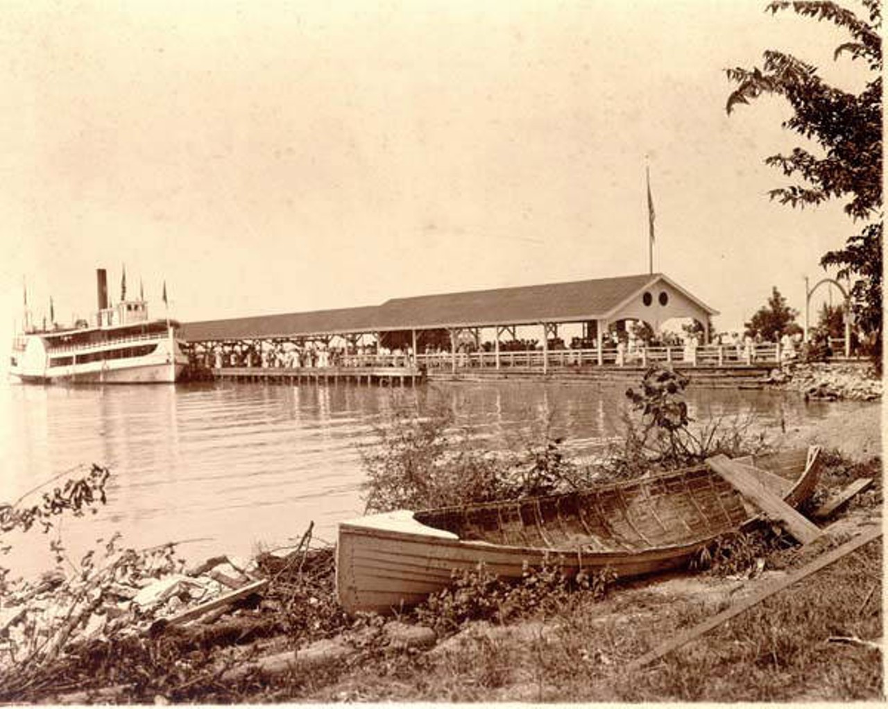  Ferry at Dock, 1900 