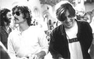 Backstage pass: Cameron Crowe, right, directs Billy Crudup on the set of Almost Famous.