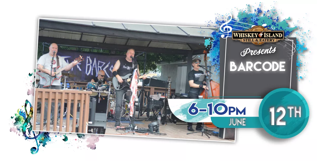 Barcode LIVE @ Whiskey Island June 12th!