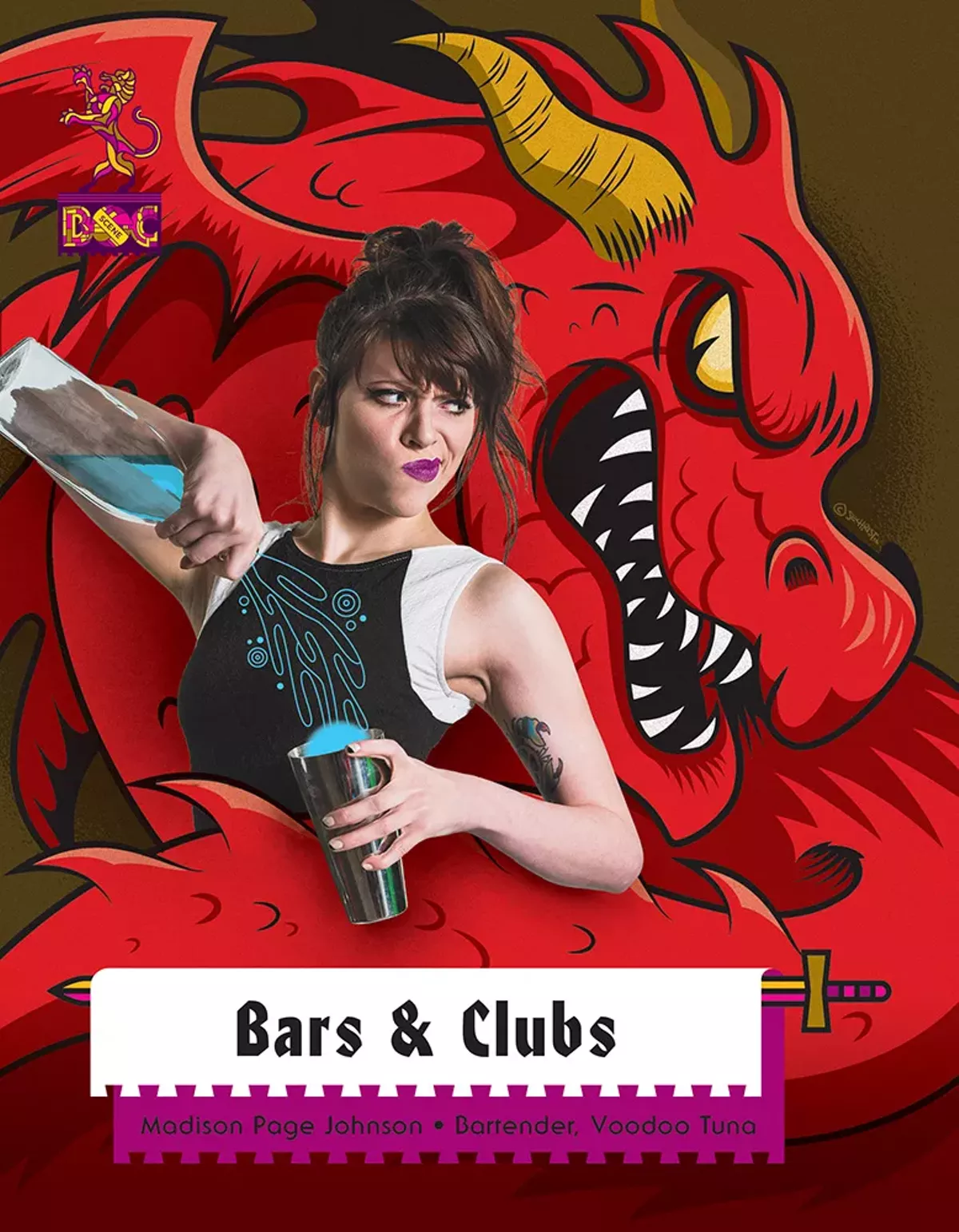 Madison Page Johnson, Bartender, Voodoo Tuna