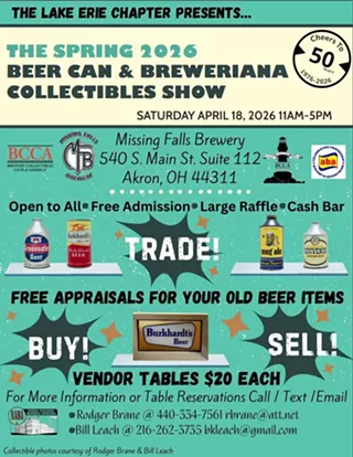 Missing Falls Breweriana Show Flyer