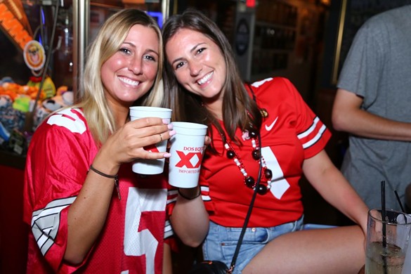Beer Drinkin' College Football Fans in Lakewood