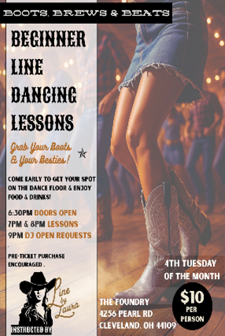 Image: Beginner Line Dancing Lessons!