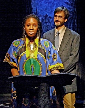 Belser and Miller: A pair of remarkable performances given by young actors from Dobama.