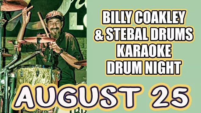Image: Billy Coakley and Stebal Drums Karaoke Drum Night