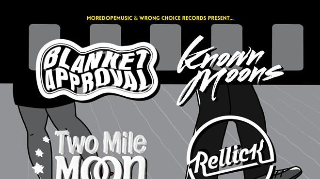 Image: Blanket Approval & Known Moons: Alternative-Indie Music at Dunlap's