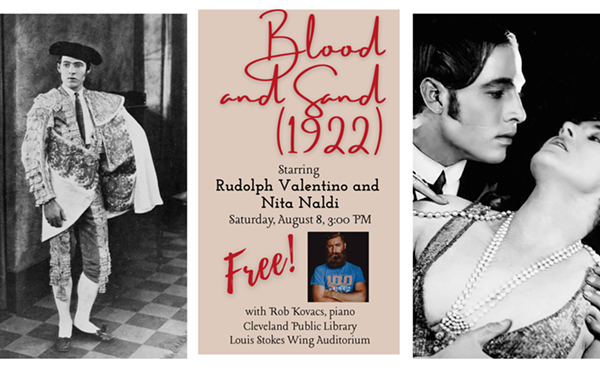 Image: Blood and Sand (1922) starring Rudolph Valentino, with original score performed live by Rob Kovacs, piano