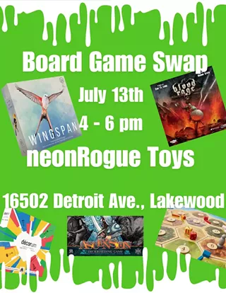 Board Game Swap Flyer