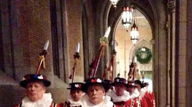 Image: Boar's Head and Yule Log Festival