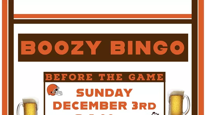 Image: BOOZY BINGO before the BROWNS game!