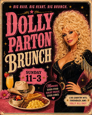 Image: BOOZY BRUNCH (DOLLY PARTON)