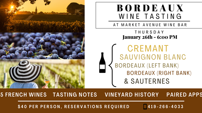 Image: Bordeaux Wine Tasting at Market Avenue Wine Bar